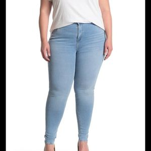 Light blue jeans 720 high rise super skinny